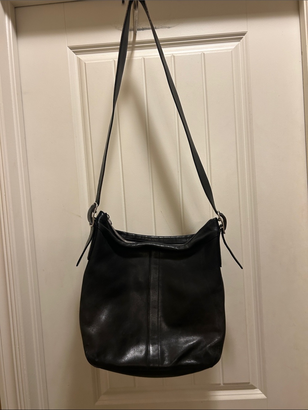 Coach Legacy Black Leather Shoulder Bag